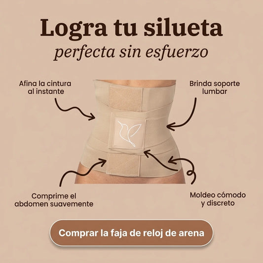 Faja Cinturilla Reloj De Arena