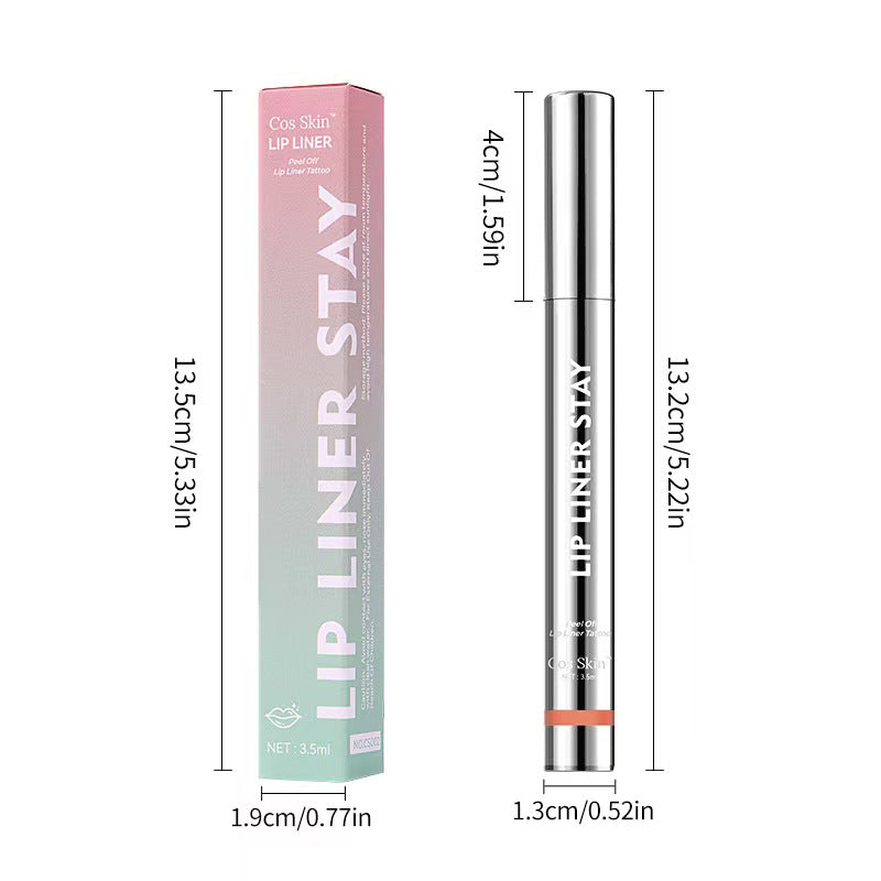 Delineador De Labios Peeloff Pack 4und