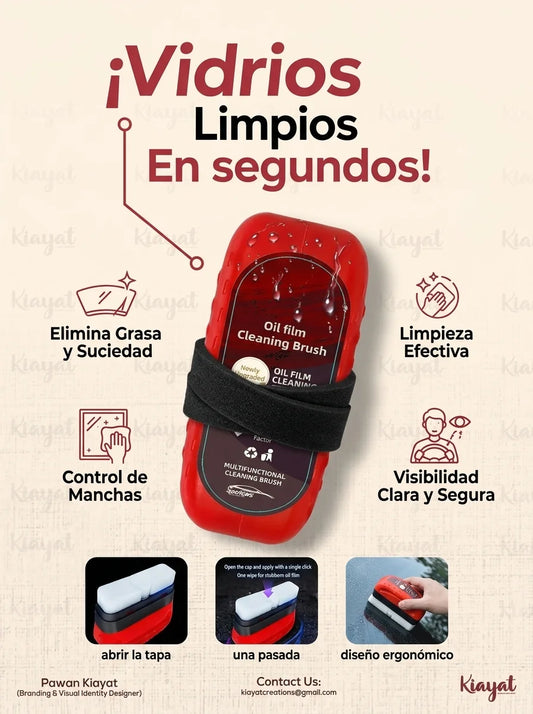 Cepillo Limpiador Para Vidrios